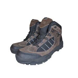 Itasca Suede Hiking Boots Mens Size 14 Brown Lace Up Waterproof